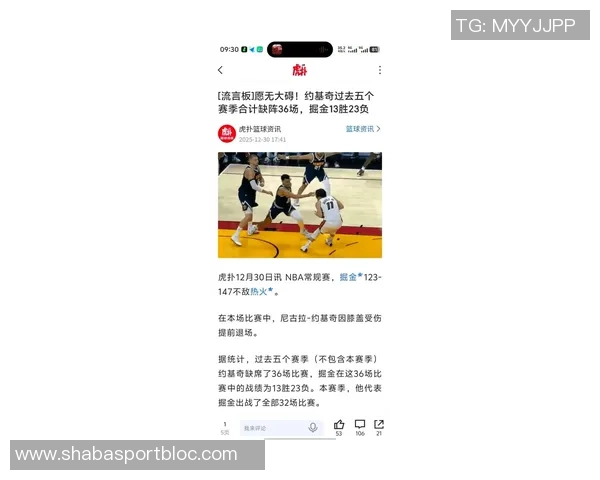 约基奇谈新赛季表现起伏认为不佳时刻也能带来积极影响